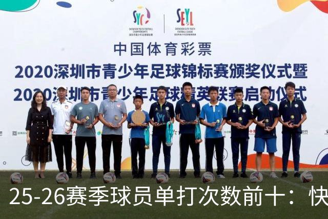 25-26赛季球员单打次数前十：快船登第一骑士登第三 东契奇最高效
